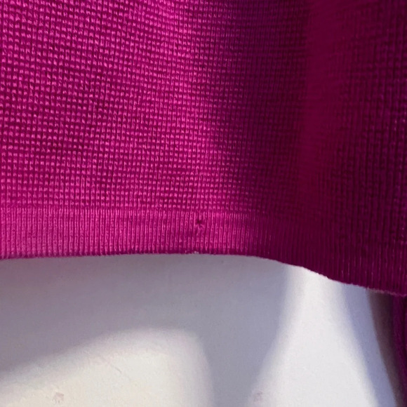 Jaegar vintage wool sweater round neck cardigan pink  jacket gold buttons - Picture 11 of 12